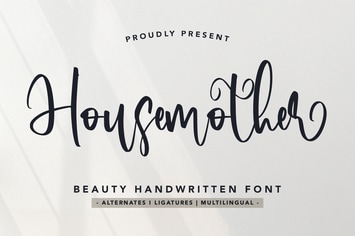 Housemother - Beauty Handwritten Font