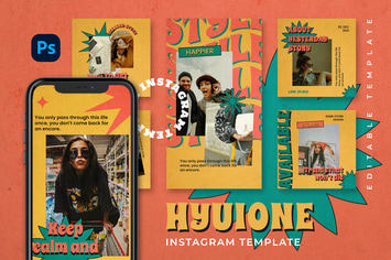 Hyuione - Retro Instagram Stories and Post