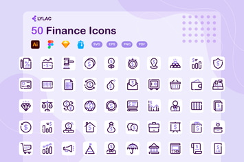 Lylac - Finance Icons