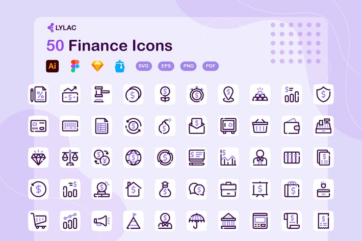 Lylac - Finance Icons