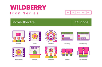 Movie Theater Icons
