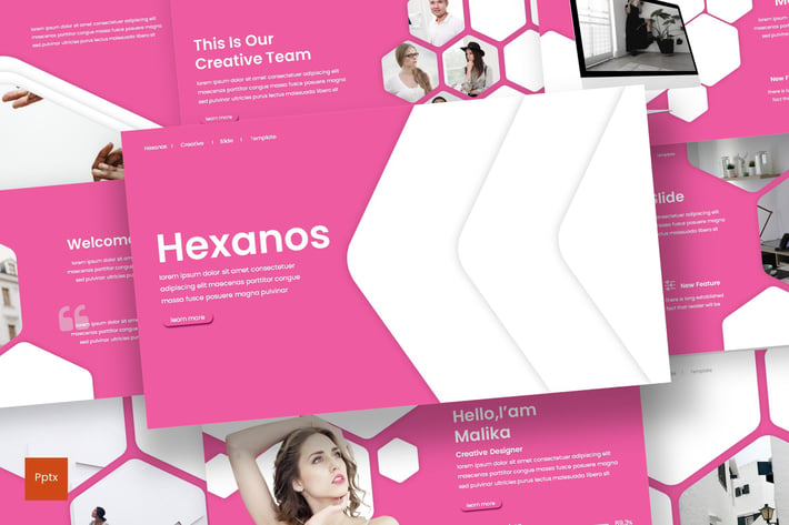 Hexanos - Powerpoint Template