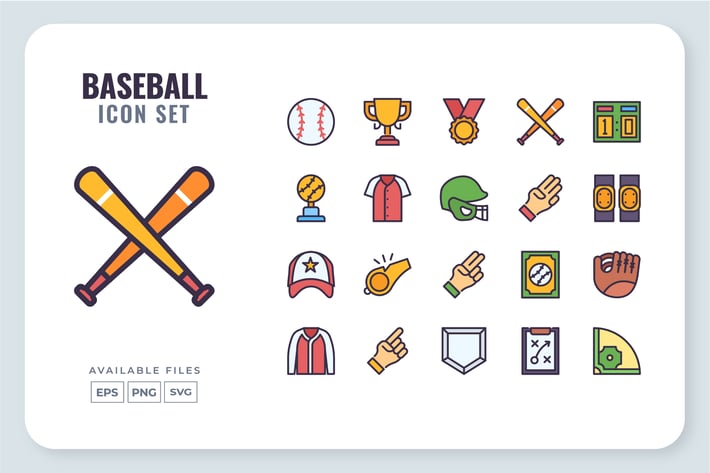 Baseball Icon Set