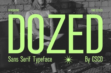 Dozed – Condensed Sans Serif