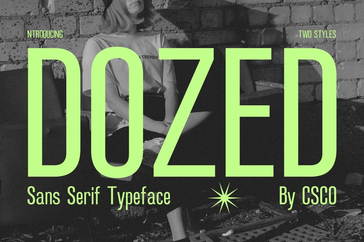 Dozed – Condensed Sans Serif