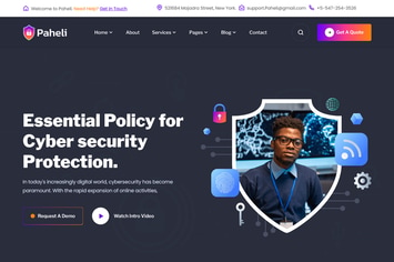 Paheli - Cyber Security React Template