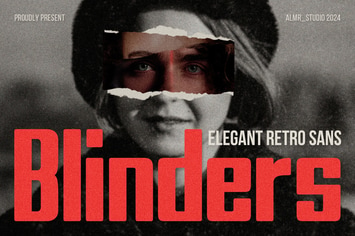 Blinders - elegant retro sans