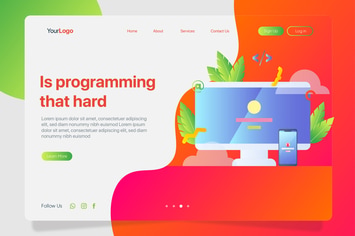 Programming Hard - Banner & Landing Page