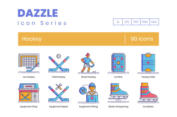 90 Hockey Icons