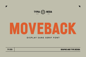 Moveback - Display Sans Sport Condensed Font