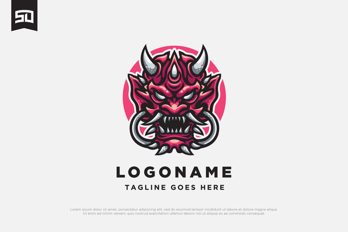 Oni Logo Mascot Design