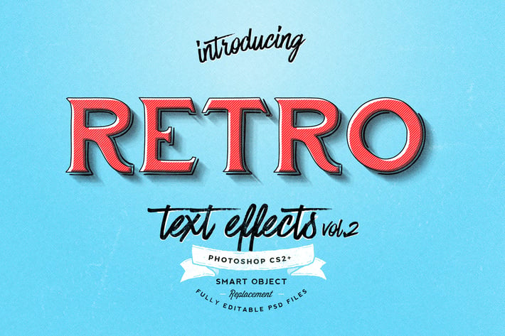 Retro Text Effects vol.2