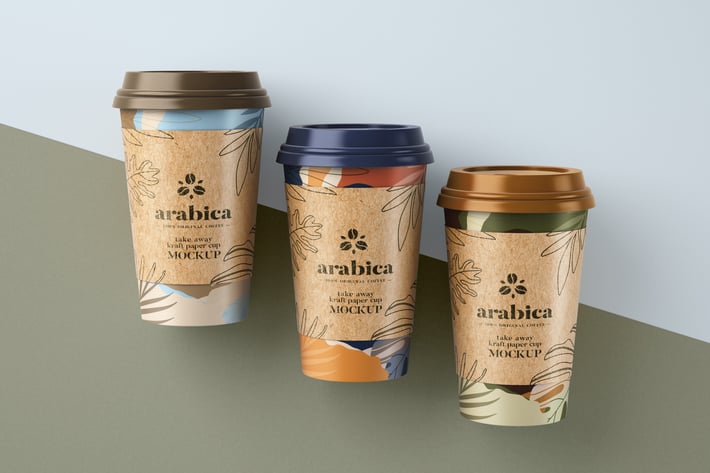 Take Away Paper Coffee Cup Mockup