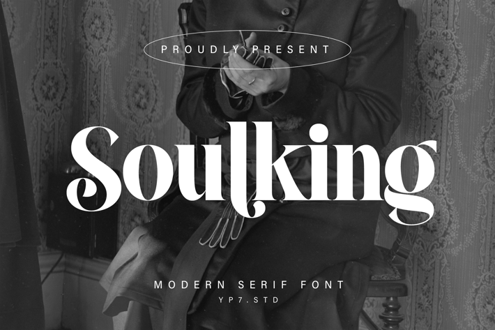 Elegant Modern Serif Display Font