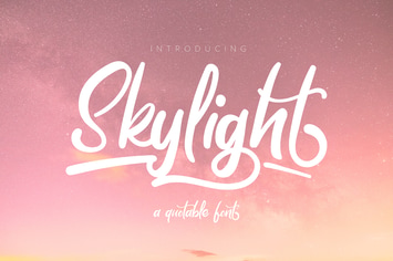 Skylight | A Quotable Font