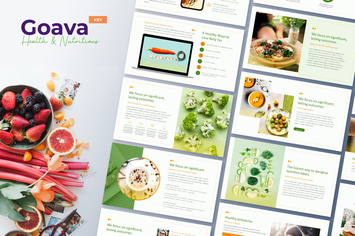 Goava - Health & Nutritions Keynote Template