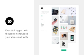 Sonex — Minimalistic Portfolio