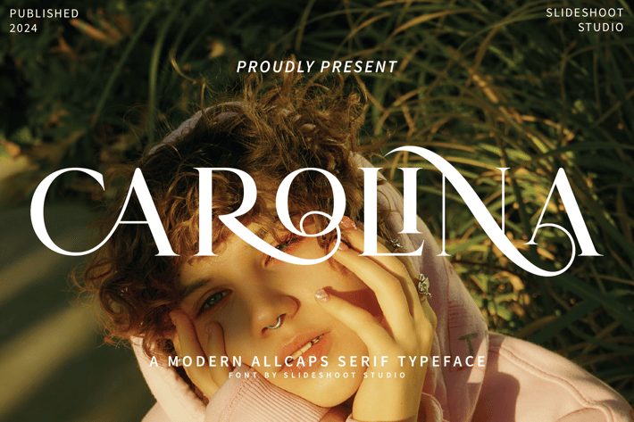 Carolina || Modern All Caps Serif 