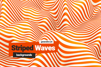 Striped Waves Backgrounds