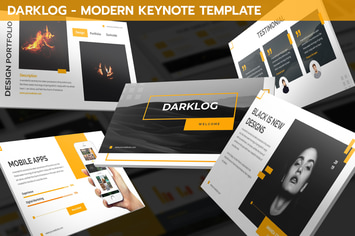Darklog - Modern Keynote Template