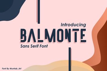 Balmonte | Modern Font