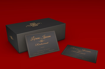 Mockup business card