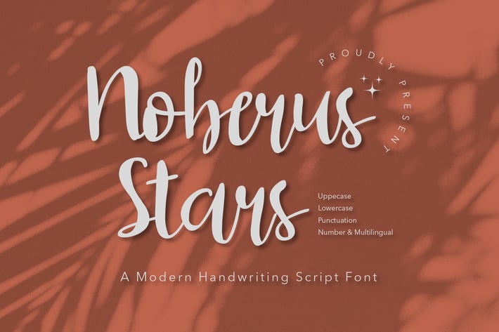 Noberus Stars - Modern Script fonts