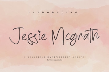 Jessie Mcgrath Monoline Font