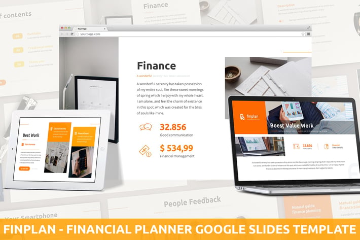 Finplan - Financial Planner Google Slides Template