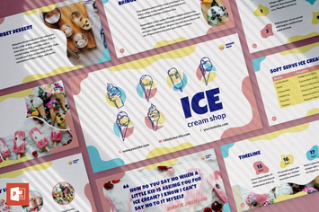 Ice Cream Shop PowerPoint Presentation Template
