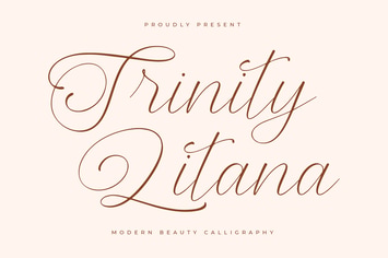 Trinity Litana Modern Calligraphy