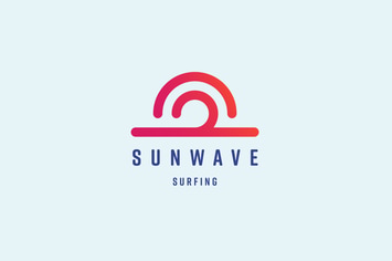 Sun Wave Logo Template