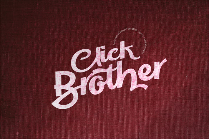 Click Brother Script Font