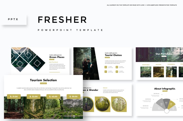Fresher - Powerpoint Template