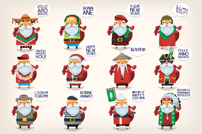 Santas of the world
