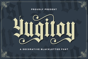 Yugitoy - Blackletter Font