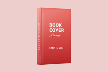 Book Spine and Cover Mockup
