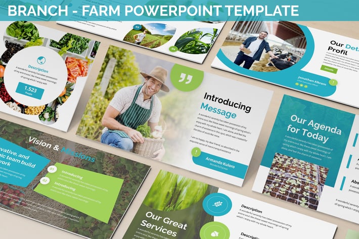 Branch - Farm Theme Powerpoint Template
