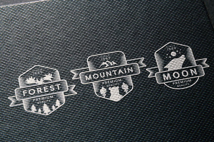 3 Vintage Wild & Free Badges