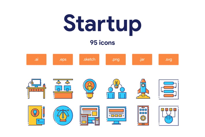 Startup Icon Set