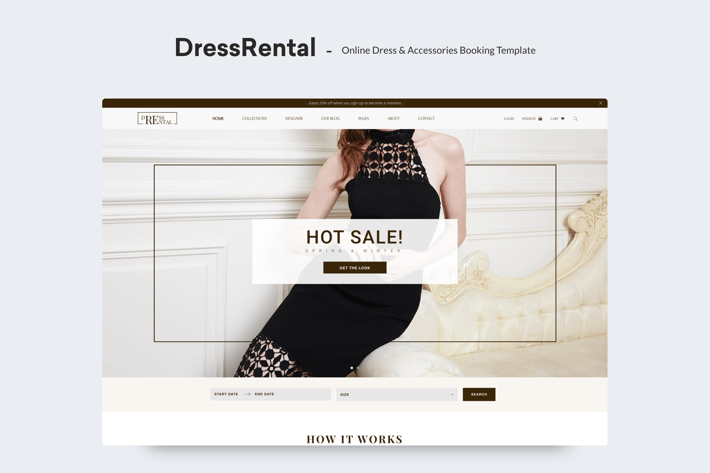 DressRental - Online Dress & Accessories Booking T