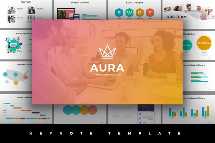 Aura Keynote Template