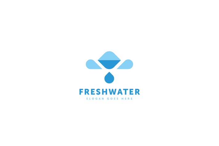 Fresh Water Logo Template