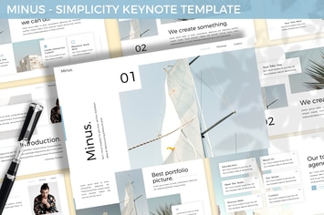 Minus - Simplicity Keynote Template