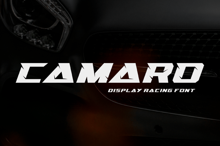 Camaro - Display Racing Font
