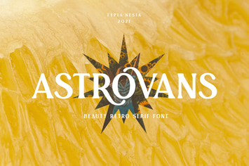 Astrovans - Beauty Summer Vintage Retro Serif