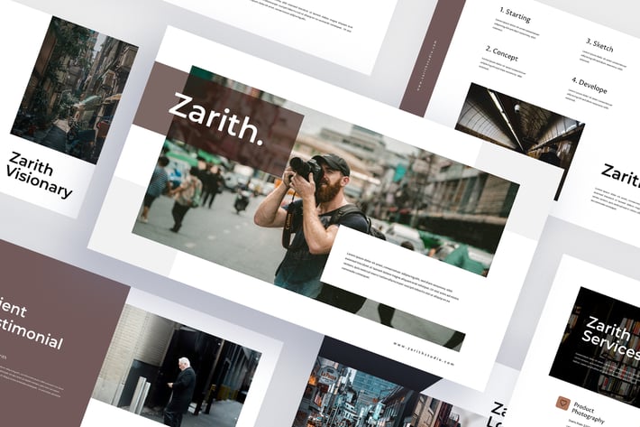 Zarith - Street Photography Powerpoint Template 