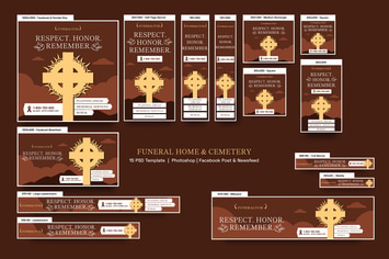 Funeral Home & Cemetery Banners Ad