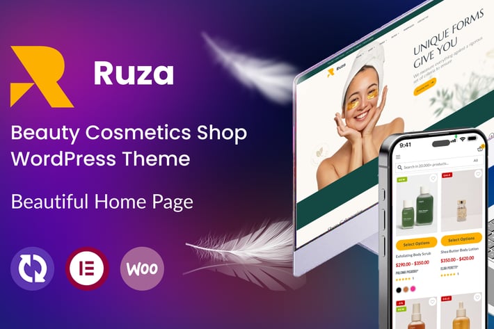 Ruza - Beauty Cosmetics Shop WordPress Theme