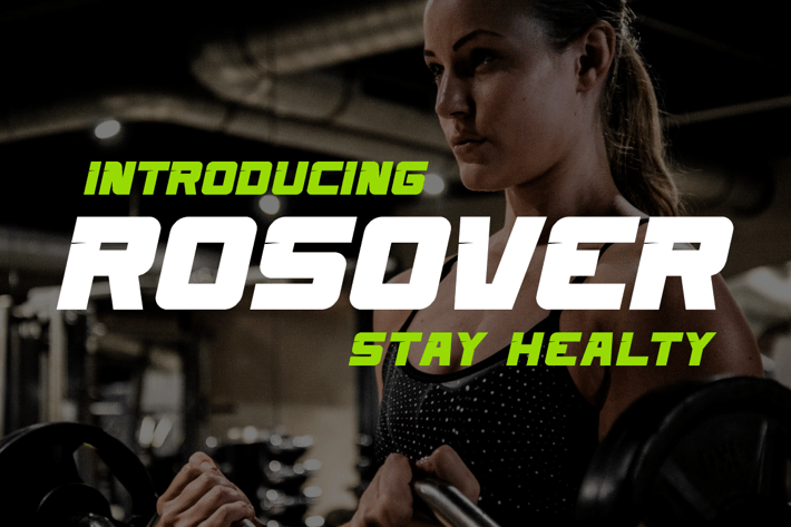 Rosover - Sport Font